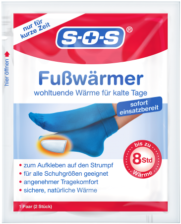 SOS Fußwärmer ▷ 2er Pack