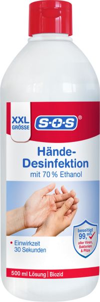 SOS Hände-Desinfektion 500 ml