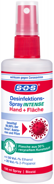 SOS Desinfektions-Spray INTENSE 100 ml