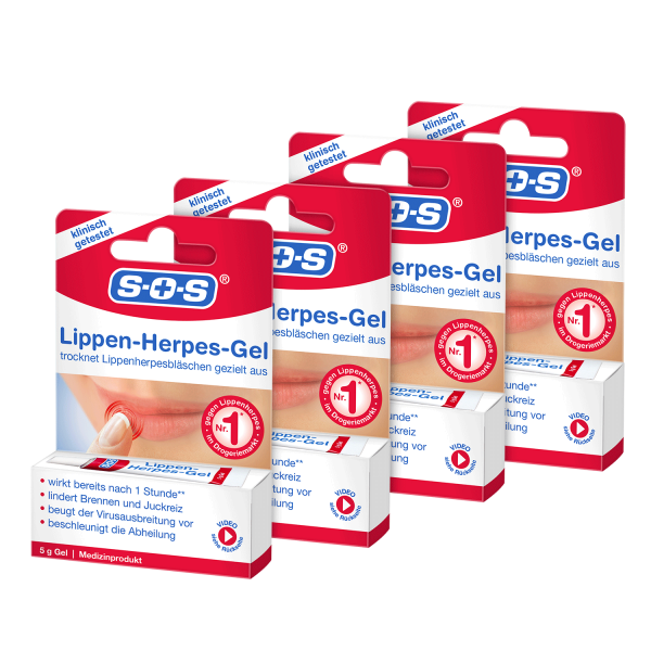 SOS Lippenherpes-Gel ▷ 4er Pack