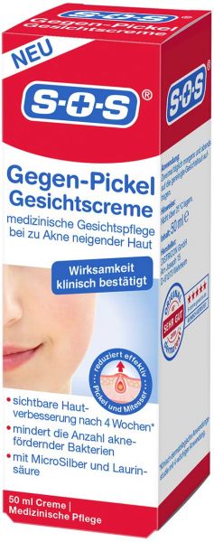 SOS Gegen Pickel Gesichtscreme bei Akne