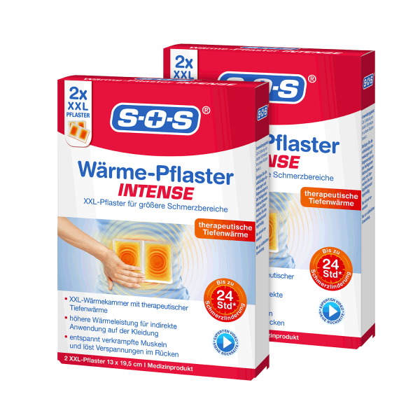 SOS Wärme-Pflaster INTENSE ▷ 2er-Pack