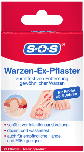 SOS Warzen-Ex-Pflaster