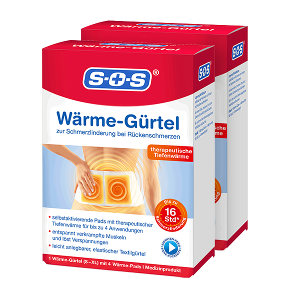 SOS Wärme-Gürtel ▷ 2er Pack