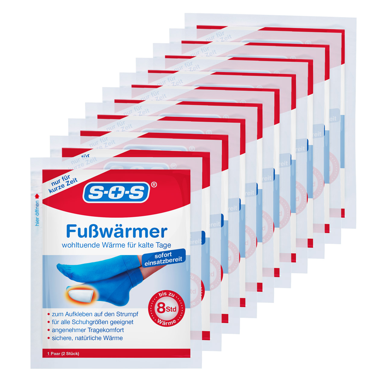 SOS Fußwärmer ▷ 10er Pack | Wärmehelfer bei Kälte | Themen | Good Vita