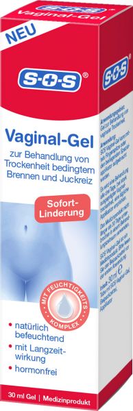 SOS Vaginal-Gel zur Behandlung von Scheidentrockenheit 30 ml